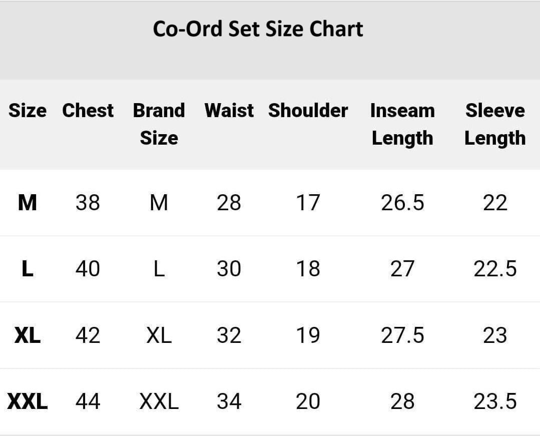 Men’s Classic Caudrauy Co-Ord